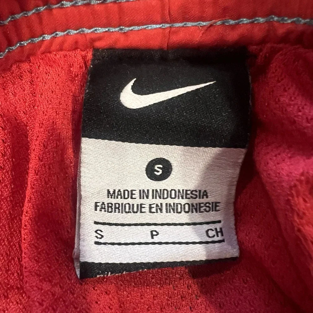 NIKE Red Men's Size Small S Swim Trunks Suit Built in Lining Beach Surf Short 8